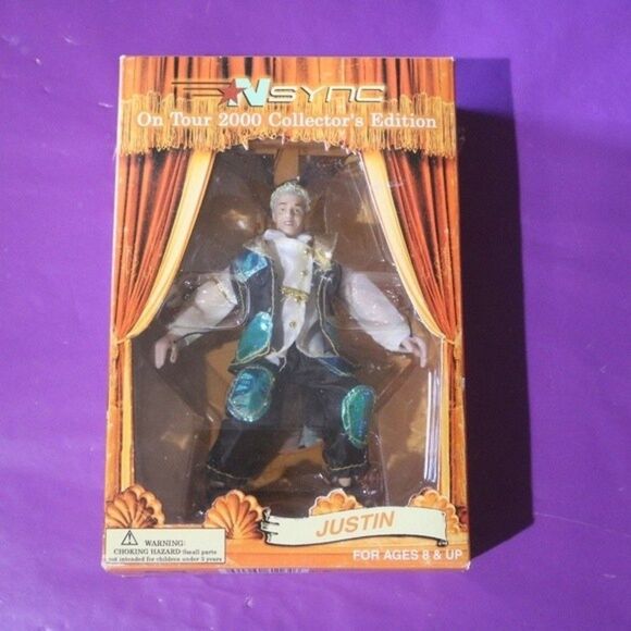 NIB NSYNC Justin On Tour 2000 Collector’s Edition Marionette Doll - Picture 1 of 2
